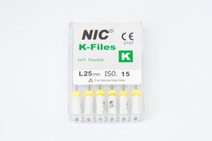 K-Flex NiTi file, 25 mm, 6 stk.