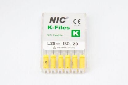 K-Flex NiTi file, 25 mm, 6 stk.
