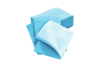 3-lags patientservietter hvide og blå