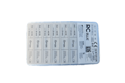 Dentorium RC Blue maskinfil, kompatible med VDW reciproc blue filer, 31mm, R40, Sort, 6stk - Image 2