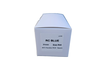 Dentorium RC Blue maskinfil, kompatible med VDW reciproc blue filer, 31mm, R40, Sort, 6stk - Image 4