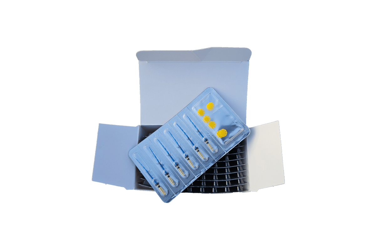 Dentorium RC Blue maskinfil, kompatible med VDW reciproc blue filer, 31mm, R40, Sort, 6stk - Billede 5