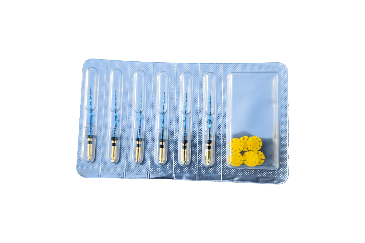 Dentorium RC Blue maskinfil, kompatible med VDW reciproc blue filer, 25mm, R40, Sort, 6stk