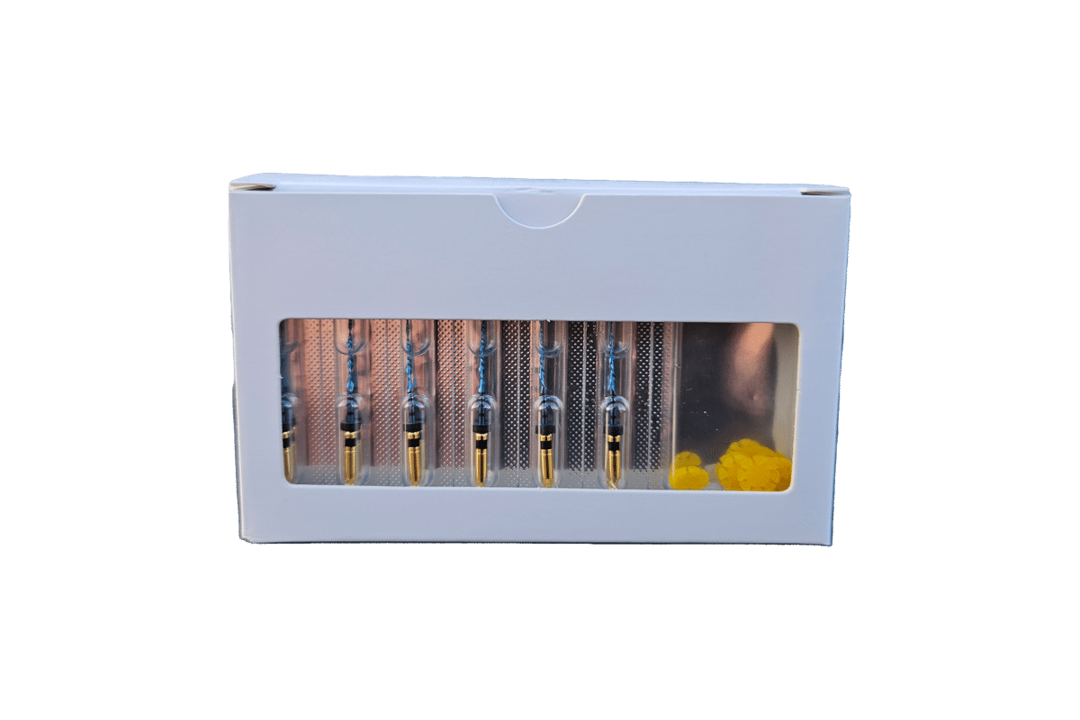 Dentorium RC Blue maskinfil, kompatible med VDW reciproc blue filer, 25mm, R40, Sort, 6stk - Billede 3