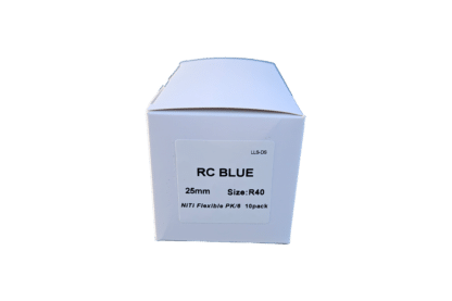 Dentorium RC Blue maskinfil, kompatible med VDW reciproc blue filer, 25mm, R40, Sort, 6stk - Image 4