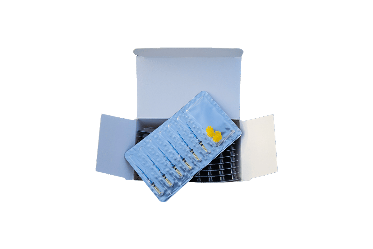 Dentorium RC Blue maskinfil, kompatible med VDW reciproc blue filer, 25mm, R40, Sort, 6stk - Billede 5