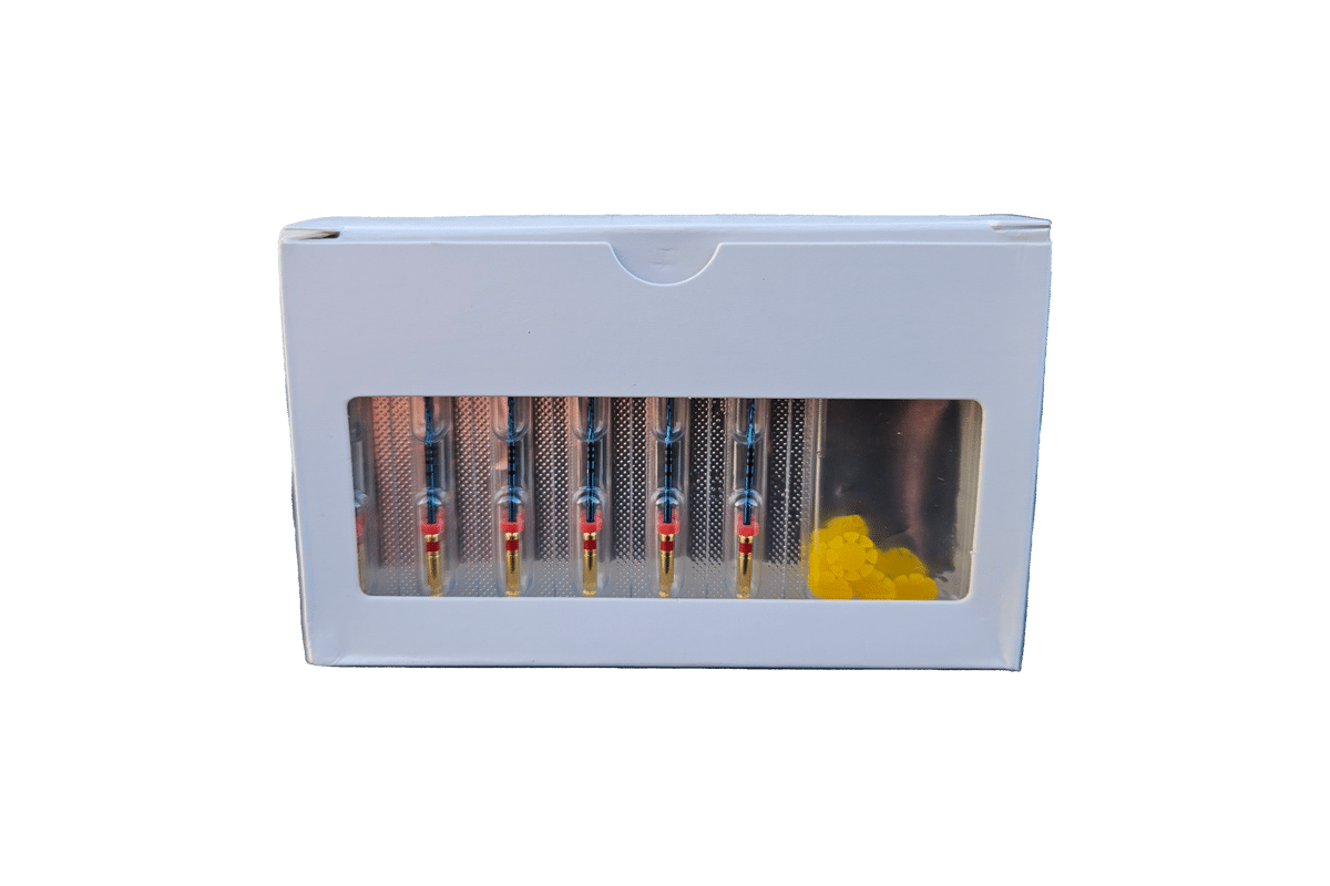 Dentorium RC Blue maskinfil, kompatible med VDW reciproc blue filer, 31mm, R25, rød, 6stk - Billede 3