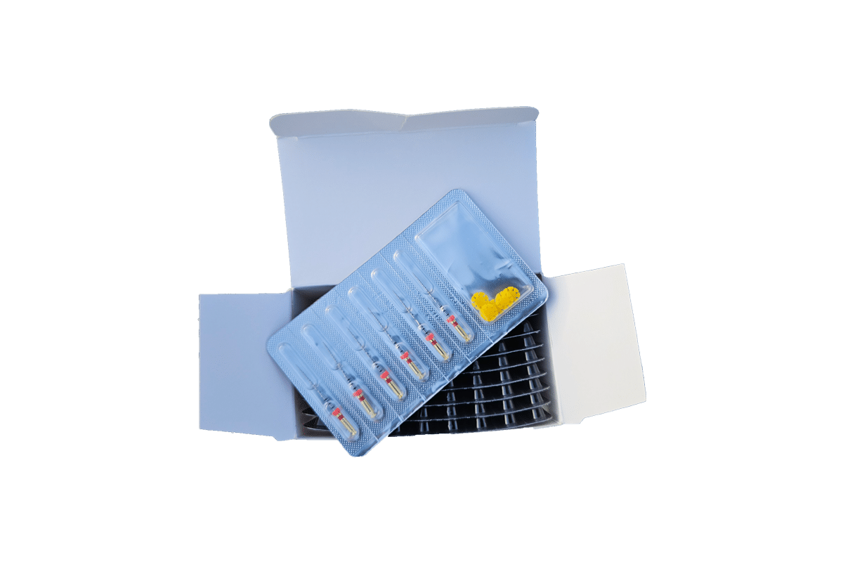 Dentorium RC Silver maskinfil, kompatible med VDW reciproc filer, 25mm R25, Rød, 6 stk - Billede 5