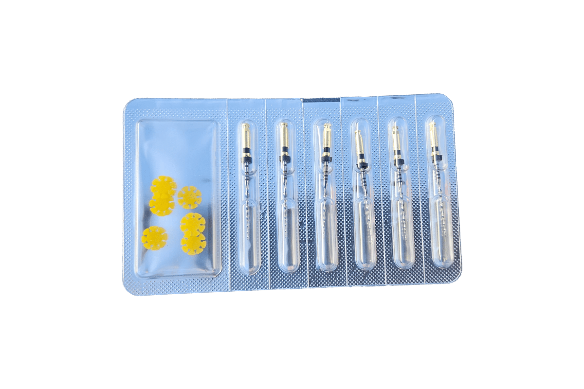 Dentorium RC maskinfil, kompatible med VDW reciproc filer, 25mm R40, Sort, 6 stk
