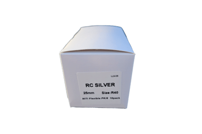 Dentorium RC Silver maskinfil, kompatible med VDW reciproc filer, 25mm R40, Sort, 6 stk - Image 4