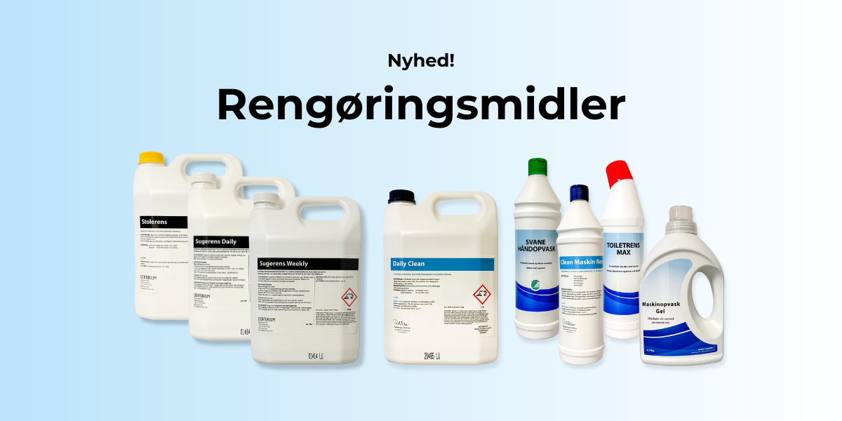 Rengøringsmidler til klinikken