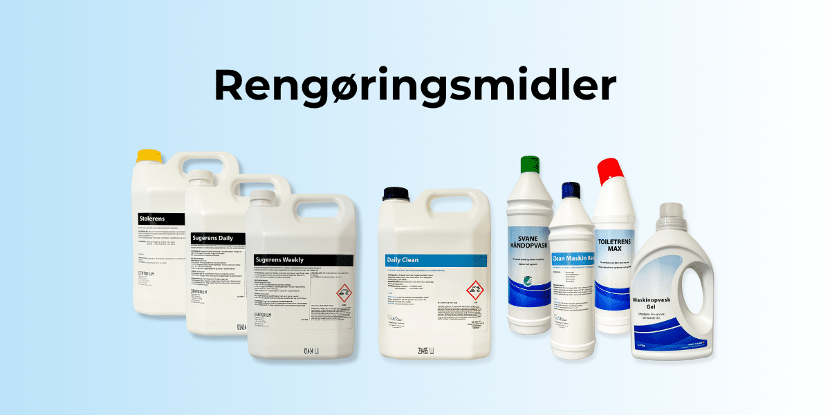 Rengøringsmidler til klinikken